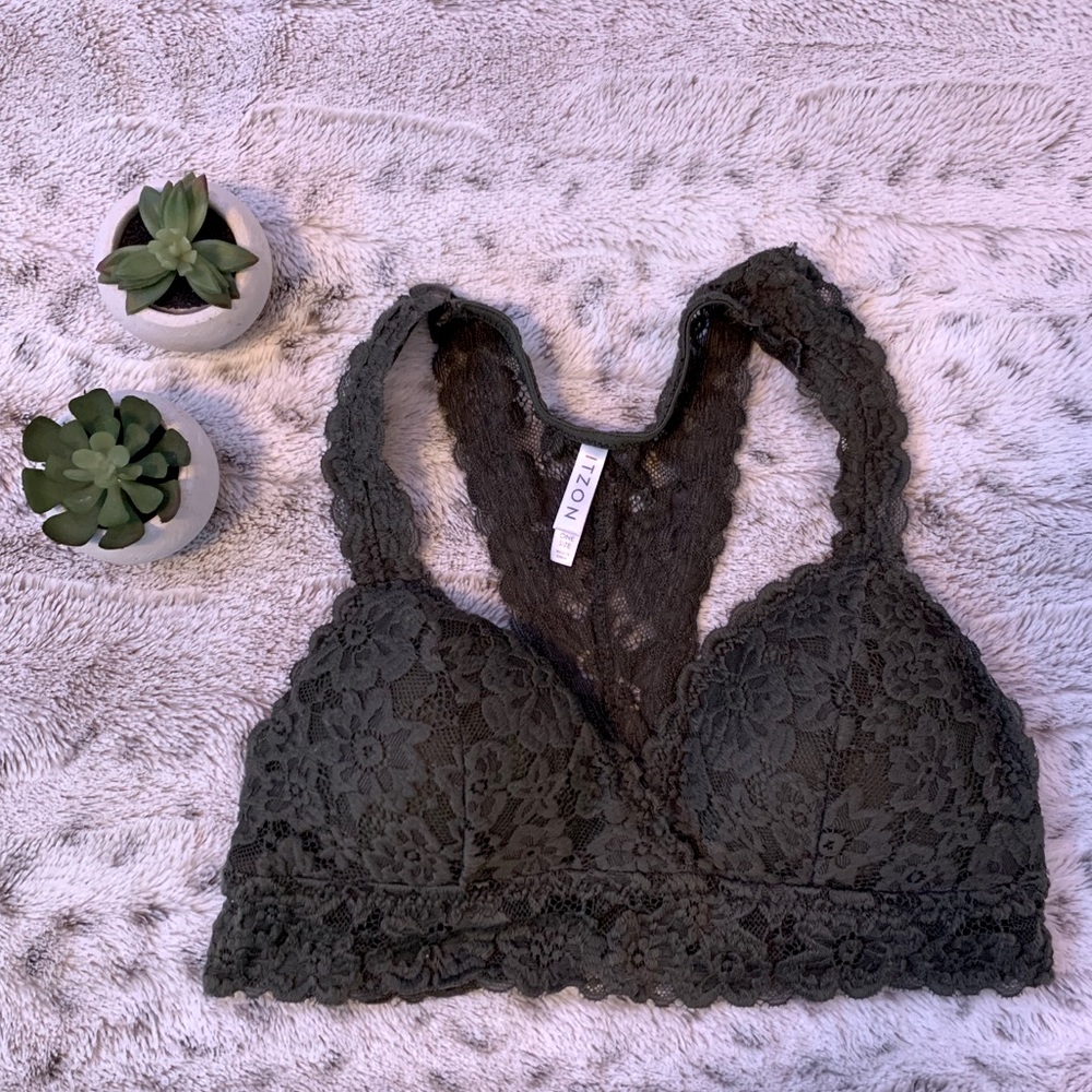 BNWOT Army Green Lace Bralette💚